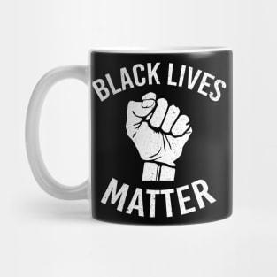 Black Lives Matter I Can't Breath Against Racism BLM Mug